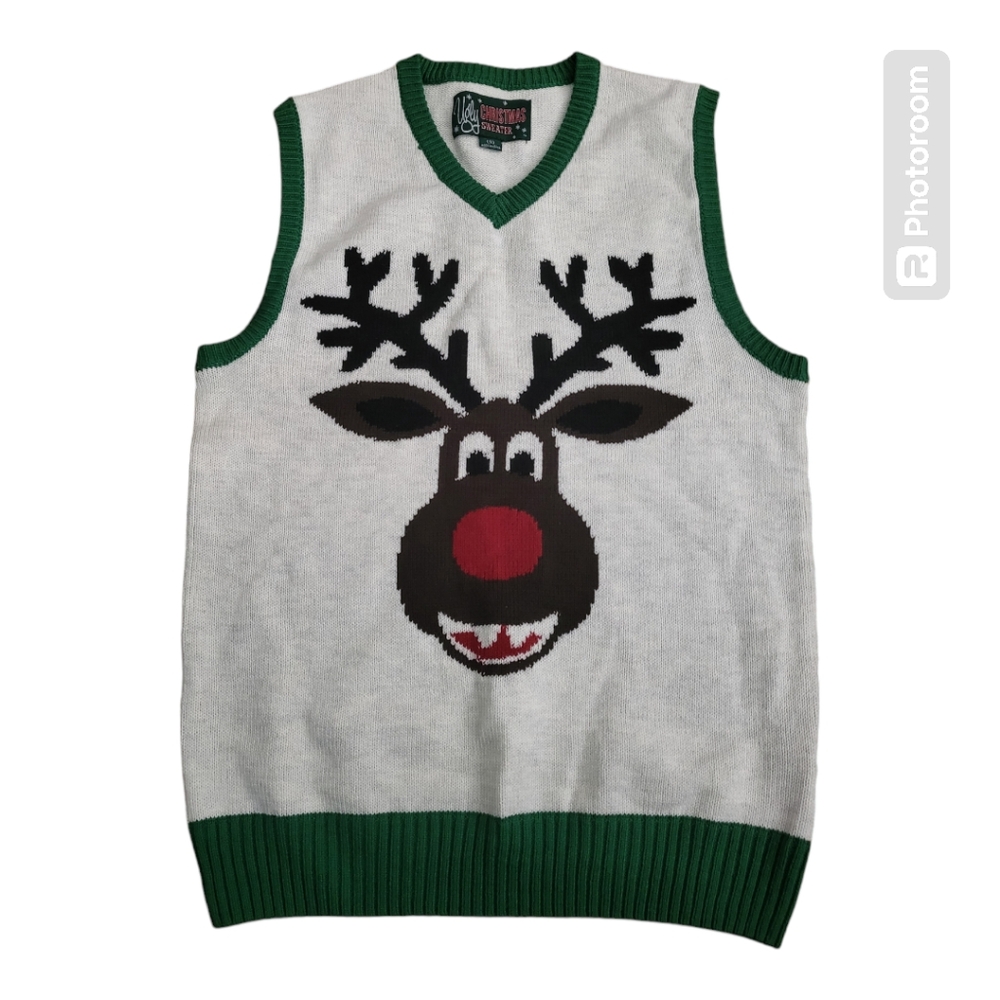 Ugly Christmas sweater vest